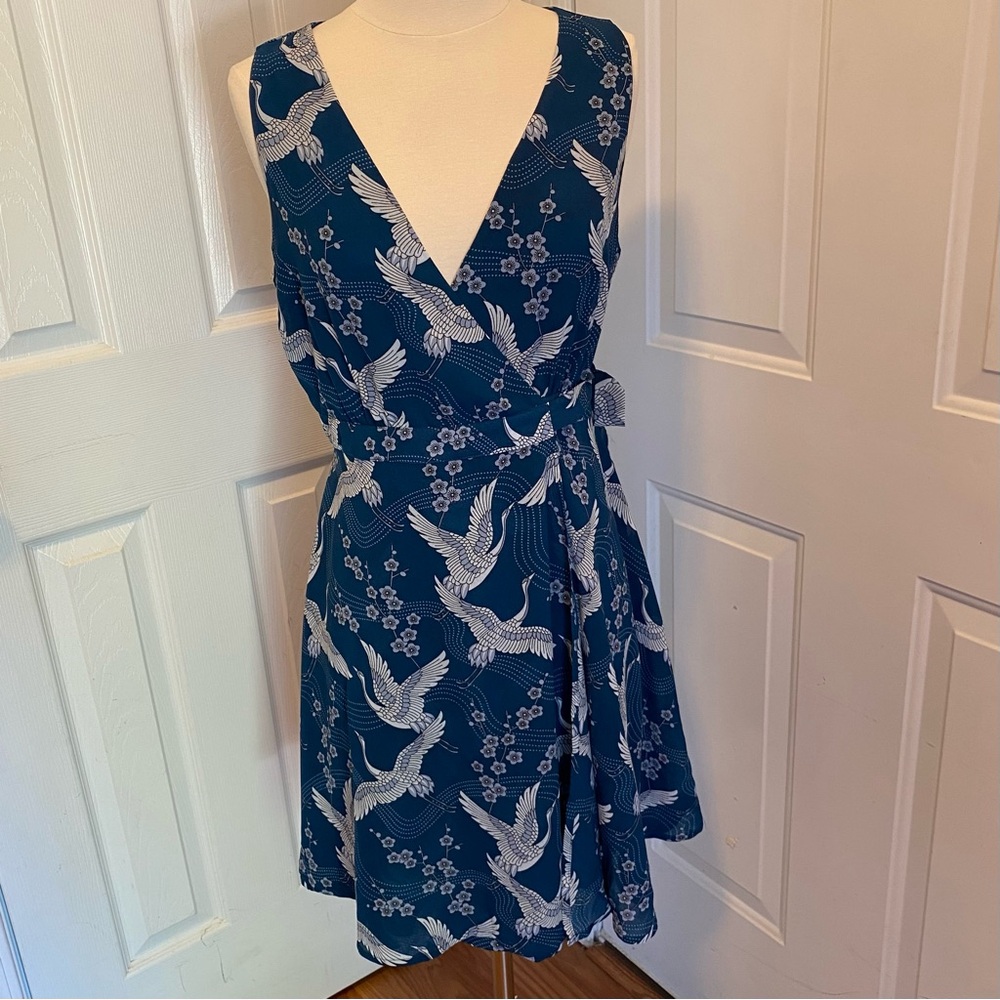 LA Soul Women’s teal wrap dress